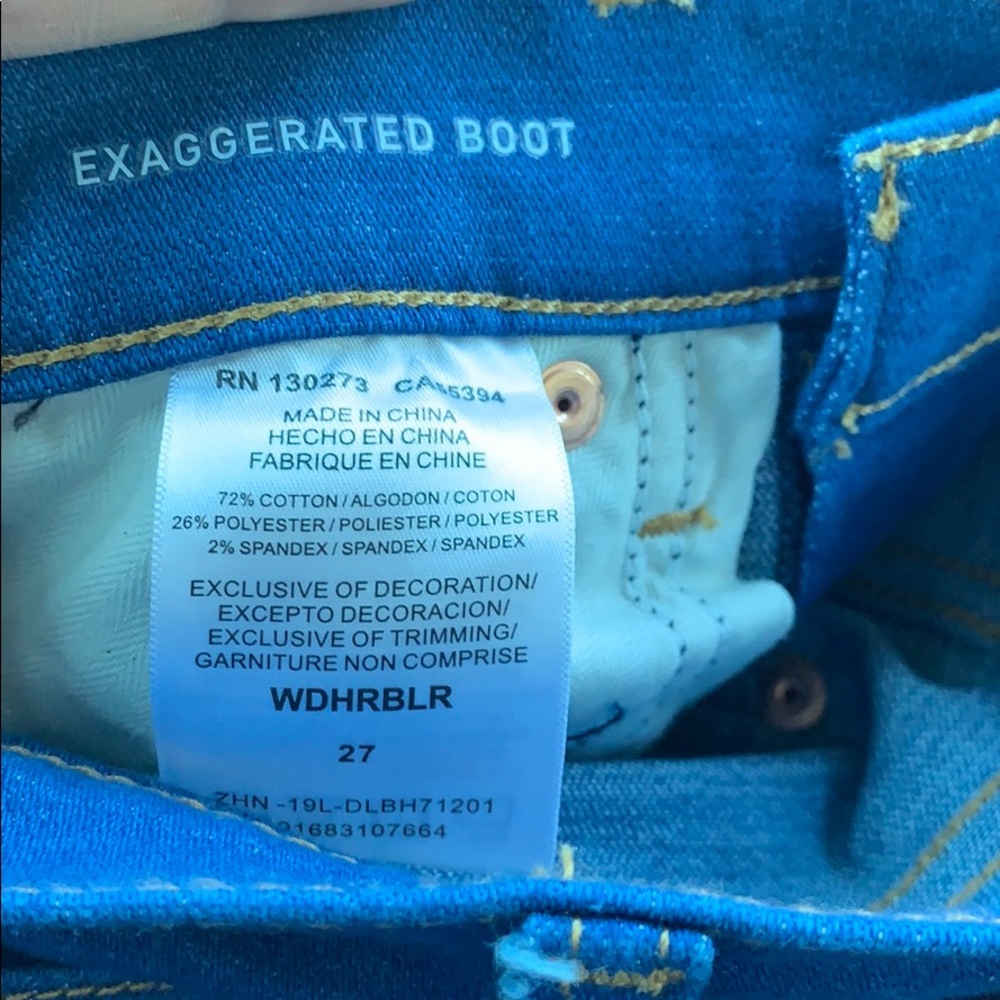 Wrangler EXAGGERATED BOOTCUT JEAN IN LOW DIP RINSE - Picture 6 of 11